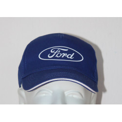 TS Cap Ford Blue-logo print