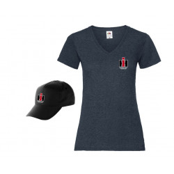Internationel Harvester - Dames T-shirt met Cap