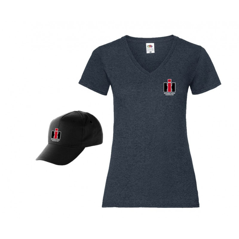 Internationel Harvester - Dames T-shirt met Cap