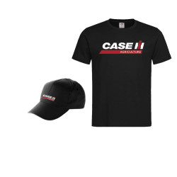Case Logo T-shirt met Cap