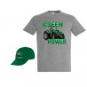 Fendt Kinder T-shirt Green Power met Cap