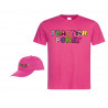 Kinder T-shirt Tractor Power Pink met Cap