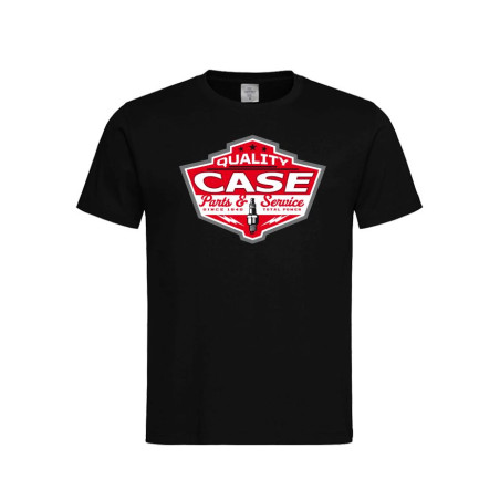 Case - T-shirt met ronde hals en thema "Quality Case"