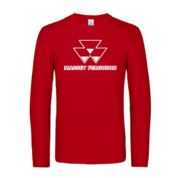 TS T-shirt lange mouwen Rood met MF logo