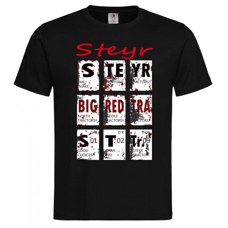 Steyr - heren T-shirt   BLOCKS