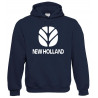 New Holland Sweater Hooded Navy Volw