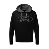 Sweater Hooded diverse merken (Zwart / Grijs met logo)