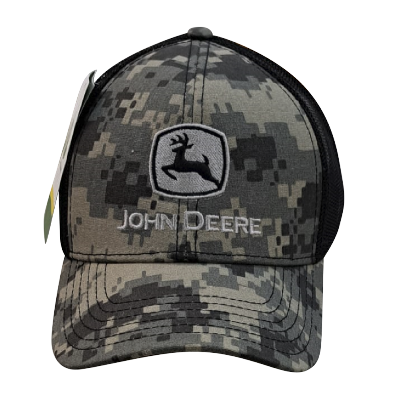 John Deere Cap camou / zwart