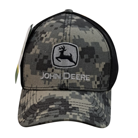 John Deere Cap camou / zwart