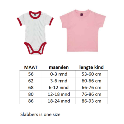 Baby set T-shirt, Romper Slabber Caution Case