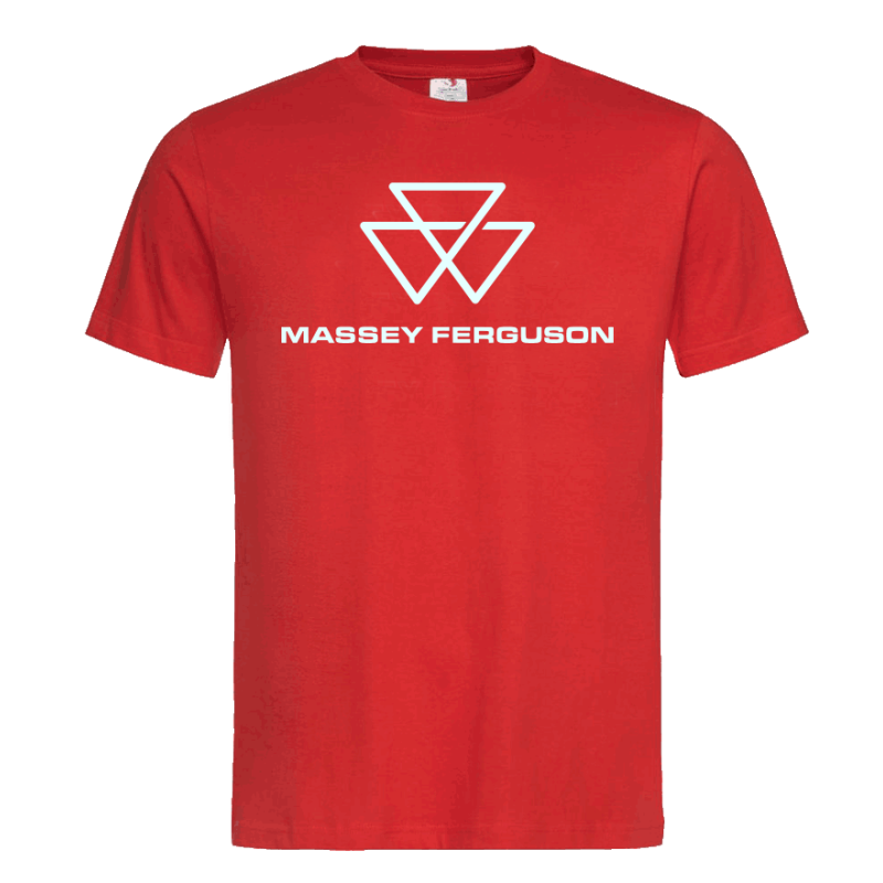 Massey Ferguson Kinder Logo 'T'shirt rood of zwart