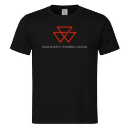 Massey Ferguson Kinder Logo 'T'shirt rood of zwart
