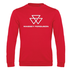 Massey Ferguson Sweater Crew volw Zwart/Rood