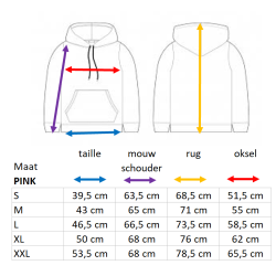 International Harvester Dames Sweater Hooded Pink Glitter