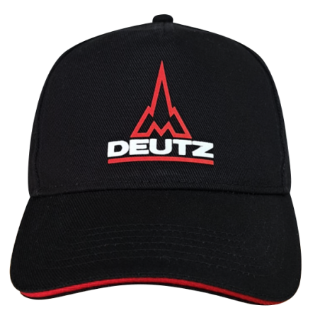 DEUTZ CAP ZWART MET LOGO