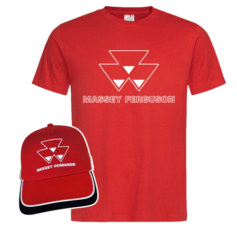 Massey Ferguson Logo T-shirt met Cap