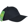 JOHN DEREE Black embroided cap