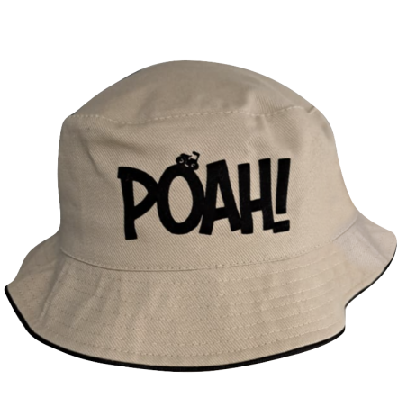 POAH! flock zwart vissershoedje volw