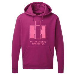International Harvester Dames Sweater Hooded Pink Glitter