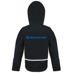 New Holland Soft Shell jas Kids flock logo