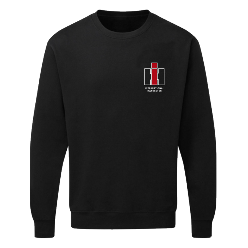 International Harvester Sweater Crew volw Zwart