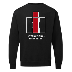 International Harvester Sweater Crew volw Zwart