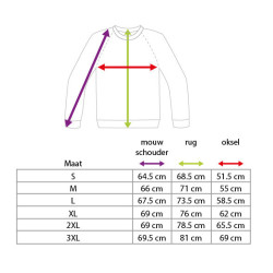 International Harvester Sweater Crew volw Zwart