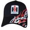 IH Cap borduur logo  Zwart Red Flame Design
