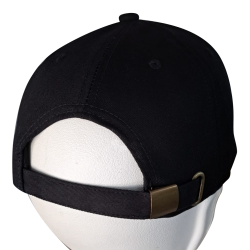 IH Cap borduur logo  Zwart Red Flame Design