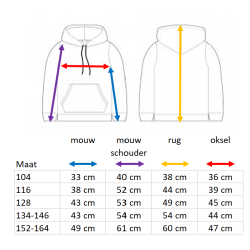 Deutz-Fahr Sweater Hooded glitter kids