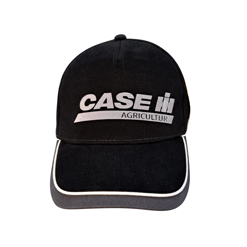 Case  Cap   zwart/grijs met logo