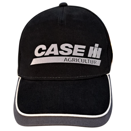 Case  Cap   zwart/grijs met logo