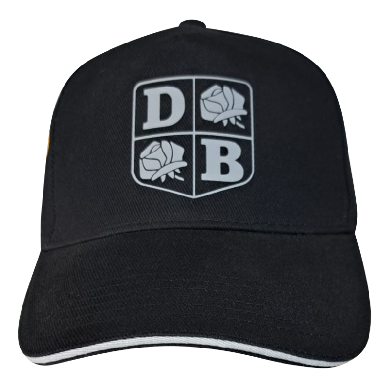 DAVID BROWN Cap / Zwart met grijze logo