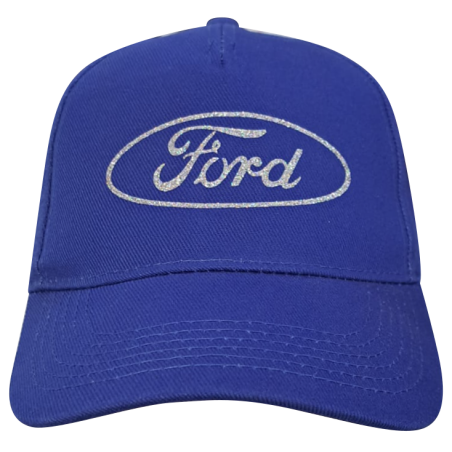 FORD Glitter Blauw Cap