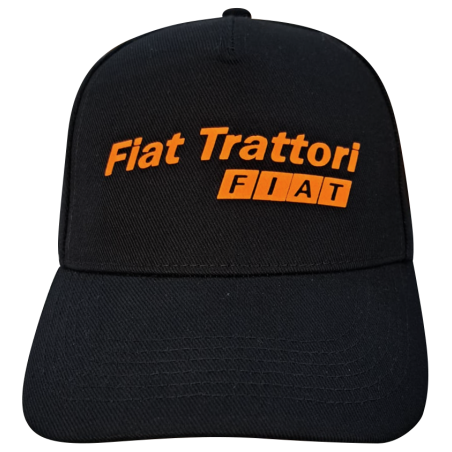 FIAT TRATTORI zwart cap