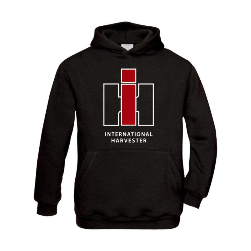 International Harvester Kinder Sweater Hooded Zwart