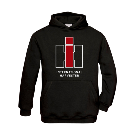 International Harvester Kinder Sweater Hooded Zwart