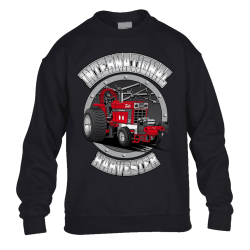 International Harvester Tractor Sweater Crew Kinder rood