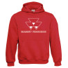 Massey Ferguson Oude logo Kinder Sweater Hooded rood