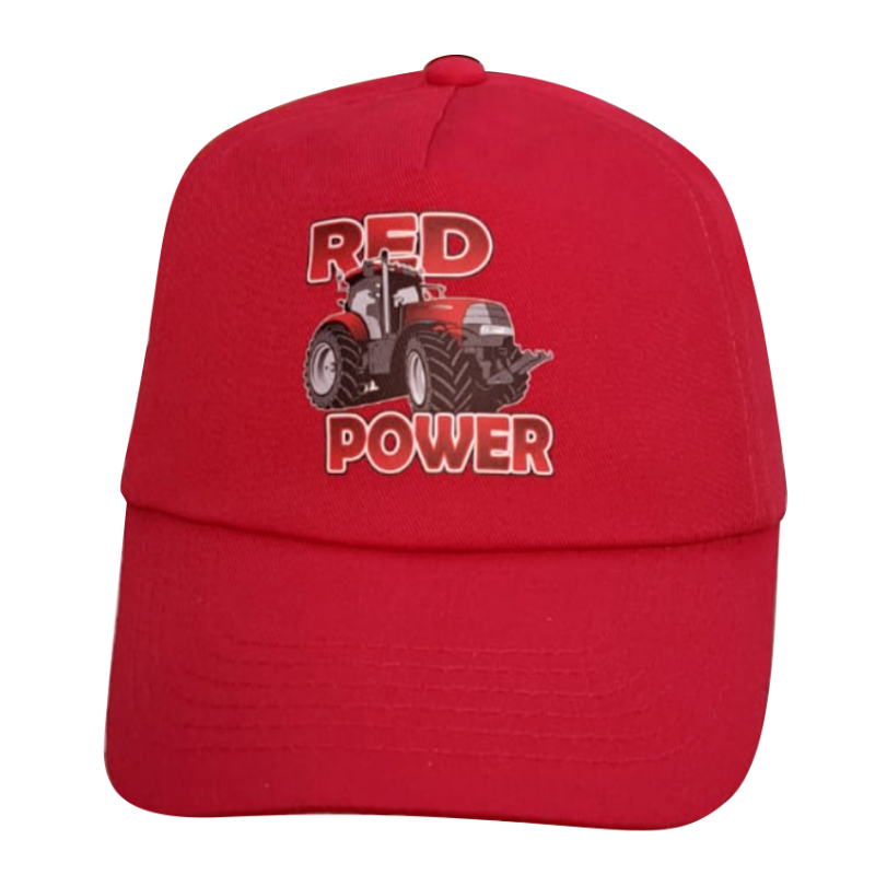 Kinder Cap Red Power rood