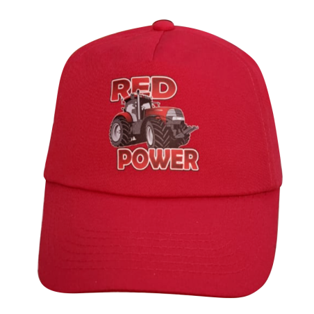 Kinder Cap Red Power rood