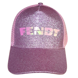 Fendt glitter roze - Kinder cap