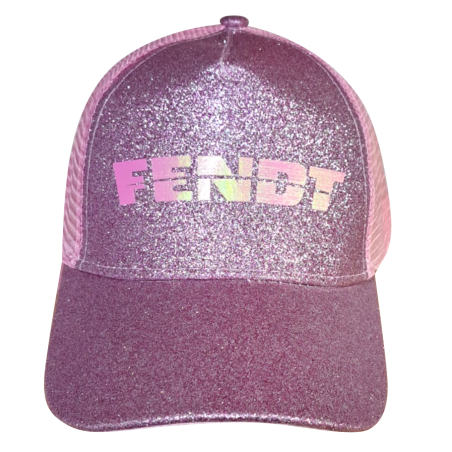 Fendt Glitter roze cap kids