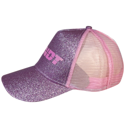 Fendt Glitter roze cap kids