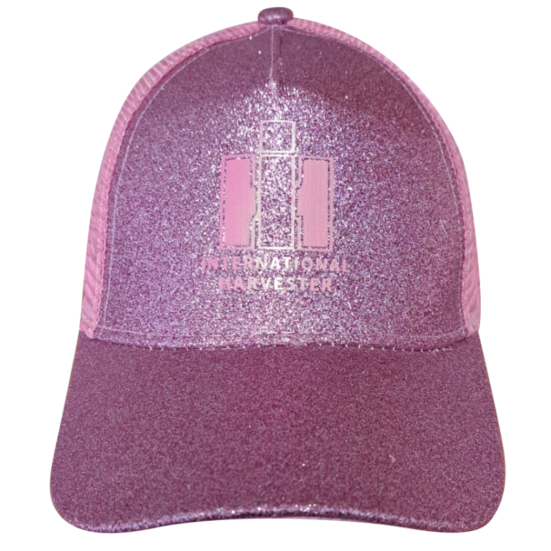 International Harvester glitter roze - Kinder cap