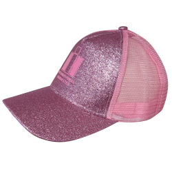 International Harvester glitter roze - Kinder cap