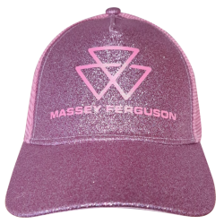 Massey Ferguson glitter roze - Kinder cap