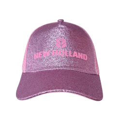 New Holland glitter roze - Kinder cap