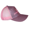 New Holland glitter roze - Kinder cap