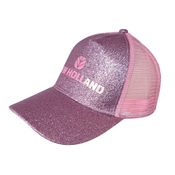 New Holland glitter roze - Kinder cap